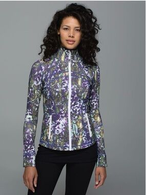 lululemon athletica Define Jacket Purple Multi Printed 6